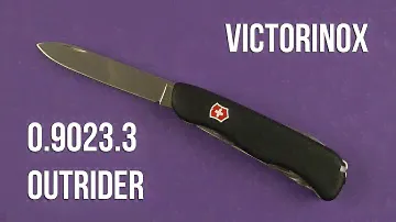 Демонстрация Victorinox Outrider Black (0.9023.3)