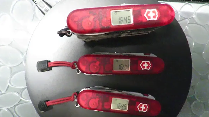 VICTORINOX with DISPLAY & LED : Swiss Champ XAVT, Expedition Lite, Traveller Lite