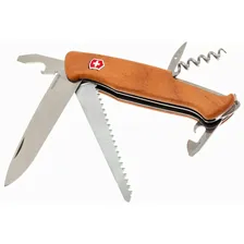 Нож перочинный Victorinox RangerWood 55, сталь X50CrMoV15, рукоять ореховое дерево, коричневый