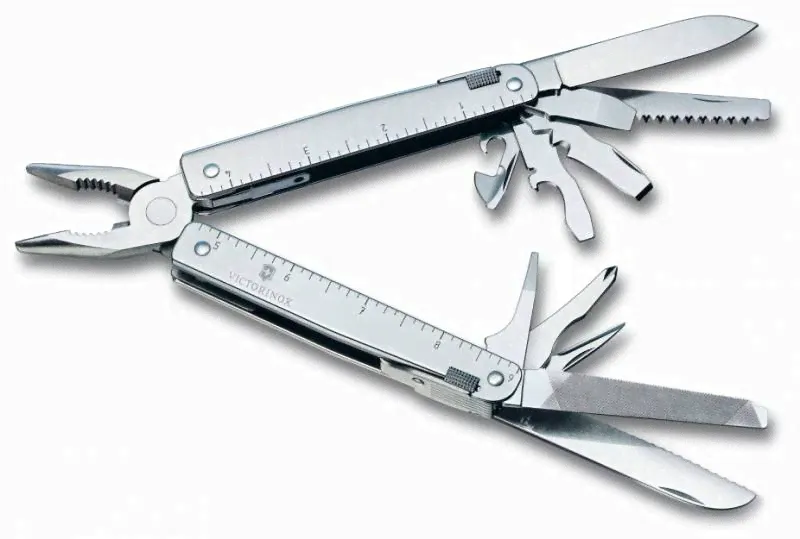 Victorinox 3.0323.L Мультитул SwissTool в кожаном чехле-0