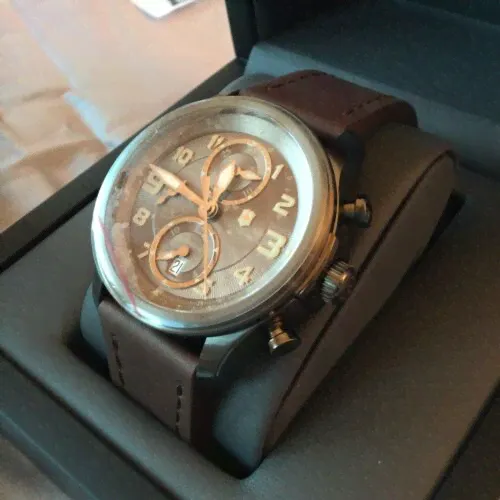 VICTORINOX SWISS ARMY 241520 VINTAGE INFANTRY AUTOMATIC CHRONOGRAPH TELEMETER-0