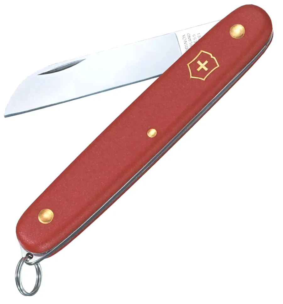 Нож садовый Victorinox 3.9010 EcoLine Budding knife, красная рукоять