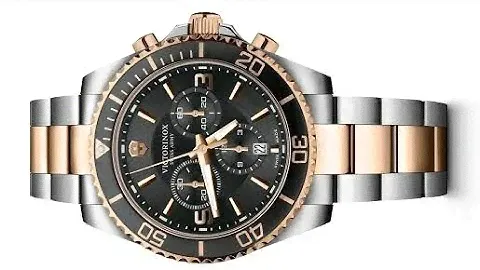 Victorinox Maverick Chronograph in Black/gold, 43 mm 241952 #victorinoxwatch #victorinox 15% OFF
