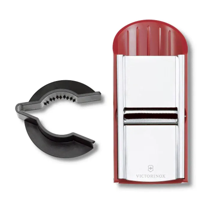 Терка Victorinox Handsliser, 3 сменных режущих полотна, красная-0