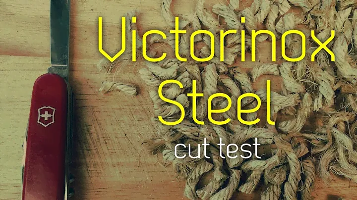 Edge Retention Test! Victorinox Swiss Army Steel - Edge retention not a priority