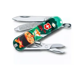 Нож-брелок Victorinox Classic SD Swiss Mountain Dinner (58мм) 0.6223.L1907
