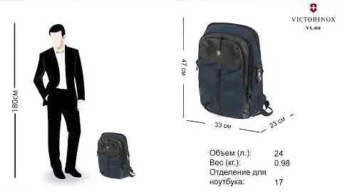 Обзор рюкзака для ноутбука Victorinox Travel ALTMONT Original/Blue Vt606731