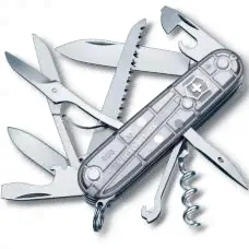Перочинный нож Victorinox (Викторинокс) Huntsman Translucent Silver-0