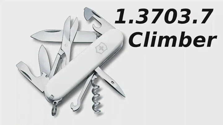 Victorinox 1.3703.7. Medium  Super Pocket Knife with 14   Functions for Climbing unpaking and demo.