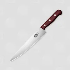 Нож кухонный разделочный Rosewood 22 см, рукоять коричнея, 5.2000.22G, VICTORINOX