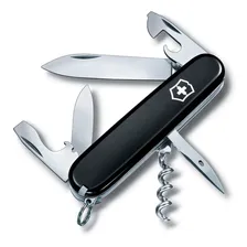 Нож перочинный VICTORINOX Spartan, 91 мм, 12 функций, чёрный - 1.3603.3