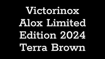 Victorinox Alox Limited Edition 2024 Terra Brown + Vergleich mit vielen anderen Alox Messern