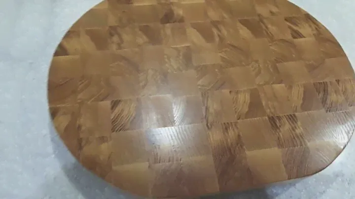 ADM Wood.  Овальная торцевая разделочная доска. Ясень. Oval end cutting board. Ash.