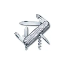 Нож Victorinox Spartan, 91 мм, 12 функций, полупрозрачный серебристый