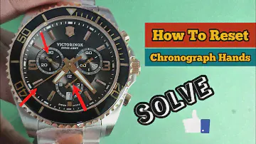 How To RESET VICTORINOX Chronograph Hands