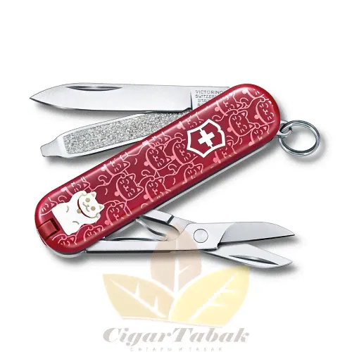 Нож брелок Victorinox Classic LE 2021 Lucky Cat 0.6223.L2106-0