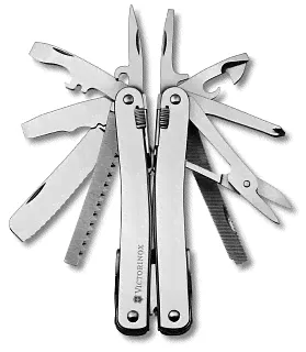Мультиинструмент Victorinox SwissTool spirit 105мм серебристый-1