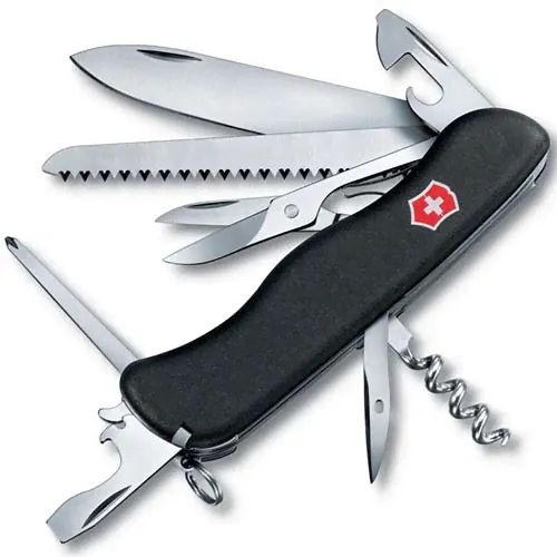 Нож перочинный Outrider чёрный Victorinox 0.9023.3 GS-0