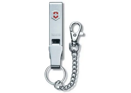 Подвеска Victorinox на ремень Multiclip с карабином, кольцом для ключей и цепочкой - 4.1859-0