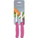 Набор кухонный, 2 предмета, лезвие прямое, розовый Victorinox