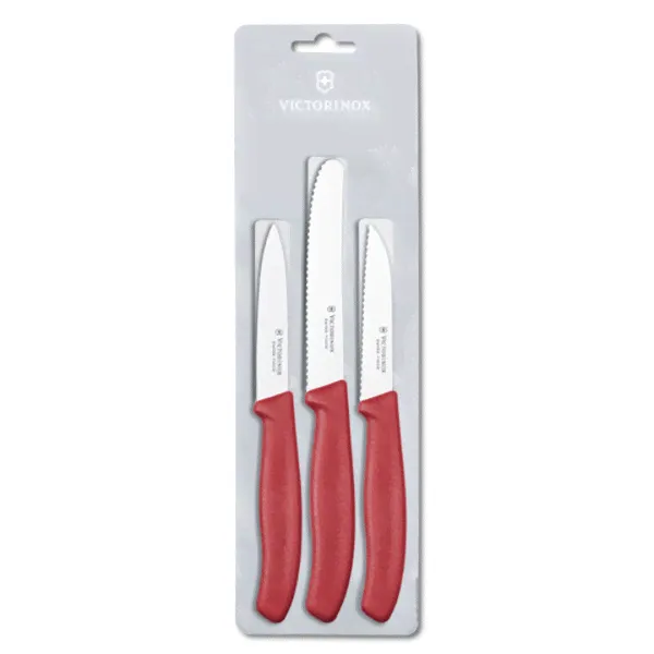 Набор Victorinox кухонный, 3 предмета, красный-0