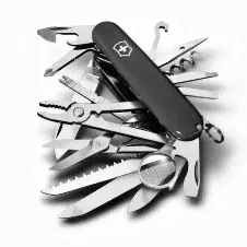 Нож Victorinox SwissChamp 81, 1.6795.XAVT, 91 мм, красный.-0