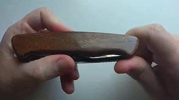 Накладки на Vicorinox Ranger Wood 55 после года эксплуатации