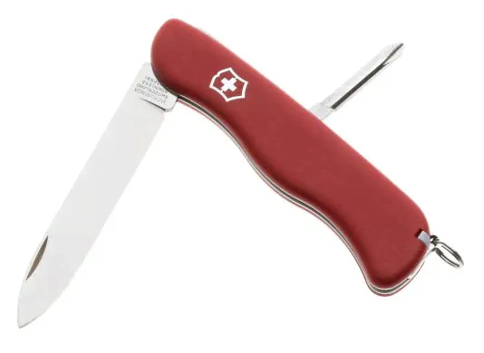 Нож перочинный Victorinox Cowboy с фиксатором лезвия, 5 функций, красный (0.8923)