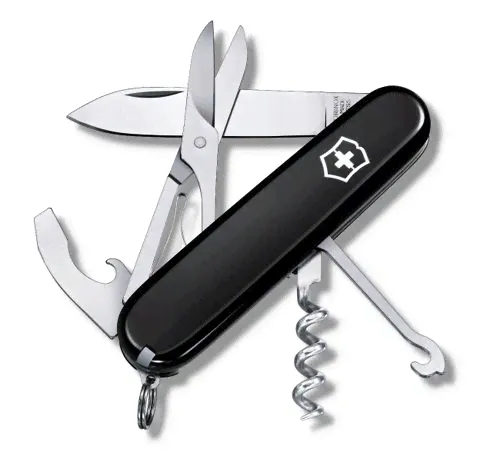 Victorinox Compact Black Нож складной (арт-1.3405.3)-0