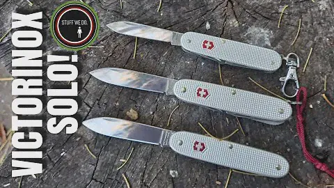 Швейцарская армия 1 Alox или Solo. Обзорное видео.