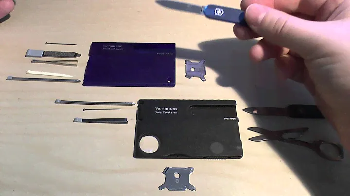 Swisscard Victorinox — Quattro против Lite