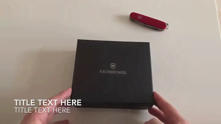 Unboxing - Victorinox Swiss Army Wallet