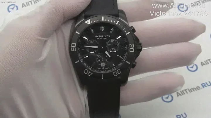 Обзор. Швейцарские наручные часы Victorinox 241786 с хронографом