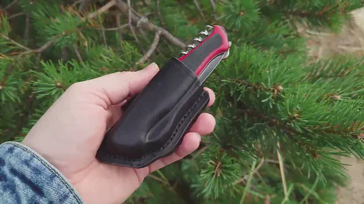 Leather Sheath for Victorinox RangerGrip 79 / Чехол для ножа Victorinox RangerGrip 79.