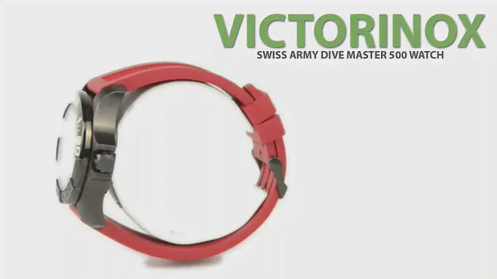 Victorinox Swiss Army Dive Master 500 Watch - Rubber Strap (For Men)