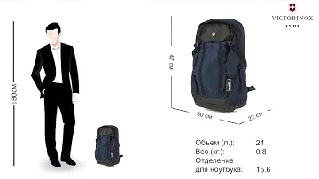 Обзор рюкзака для ноутбука Victorinox Travel ALTMONT Original/Blue Vt606740