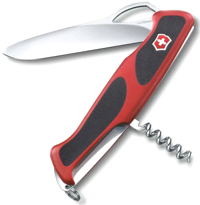 Нож Victorinox RangerGrip 63 (0.9523.MC) 130мм, 5 ф., красный/черный-0