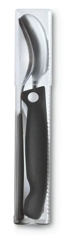 Набор из 3 столовых приборов VICTORINOX Swiss Classic, черный-0