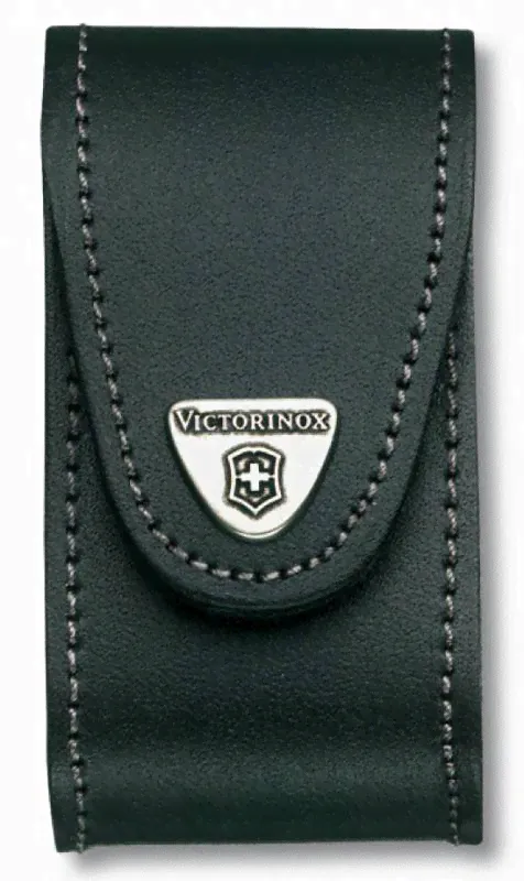 Чехол для ножей Victorinox (4.0521.31) черный натуральная кожа-0