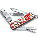 Нож-брелок Victorinox Nail Clip 580 Translucent Red 65мм