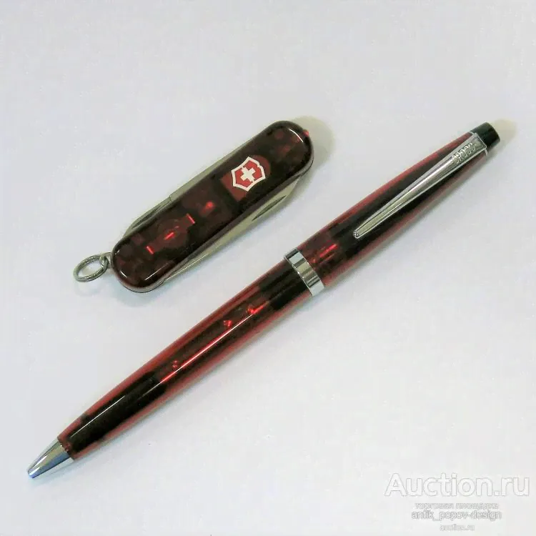 Набор VICTORINOX: нож карманный VICTORINOX SWISS LITE + ручка шариковая CROSS в футляре-0