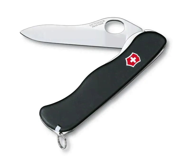 Нож перочинный Victorinox Sentinel One Hand belt-clip черный * 0.8416.M3