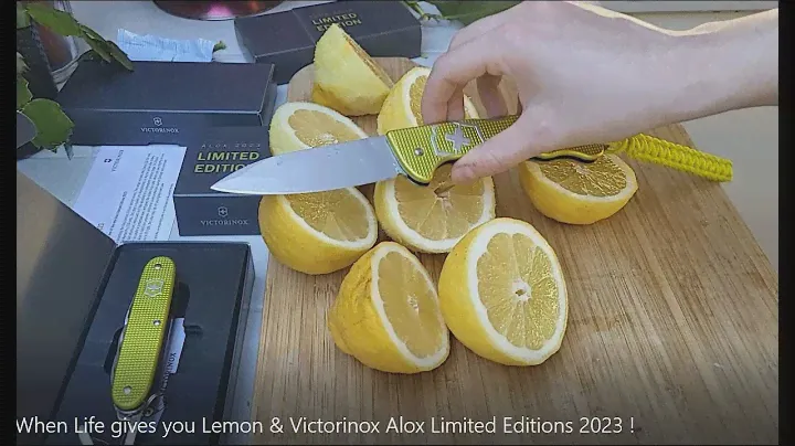 When Life Gives You Lemon & Victorinox Alox Limited Editions 2023 ! 🍋🍋🍋
