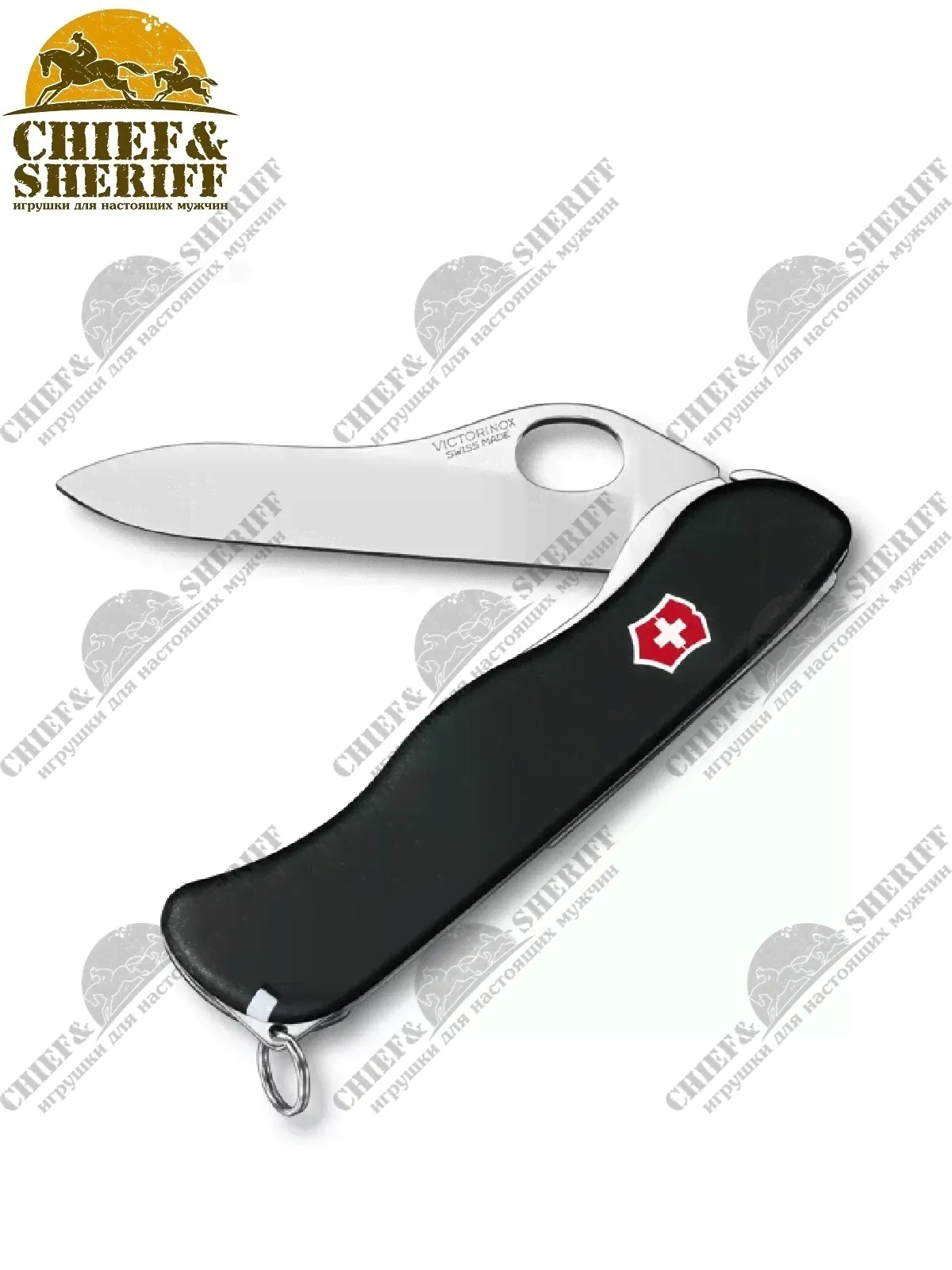 Складной нож Victorinox Sentinel One Clip, 111 мм, 5 функций, с фиксатором лезвия 0.8416.M3, купить в интернет-магазине с доставкой по Москве и России-1