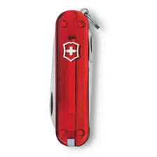 Нож Victorinox Classic, 58 мм, 7 функций, красный, блистер