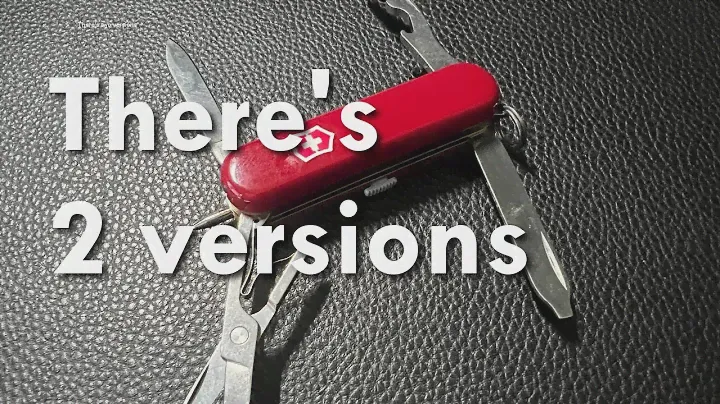 TIL there are 2 versions of the Victorinox Midnite Manager