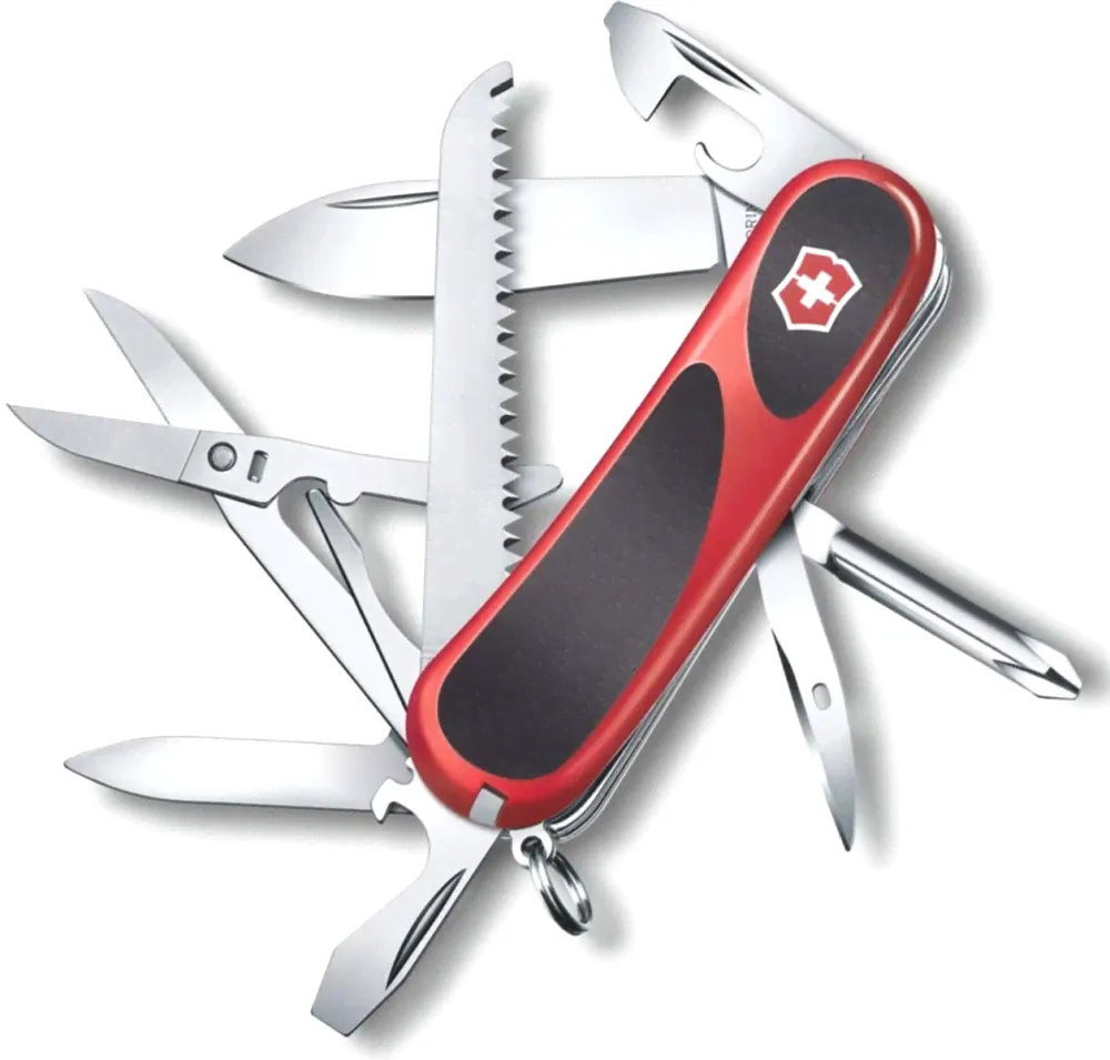 Нож перочинный Victorinox EvoGrip C15 красный/чёрный