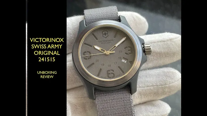 Victorinox Swiss Army Original Grey 241515 Watch | Review Valjoux Relogios