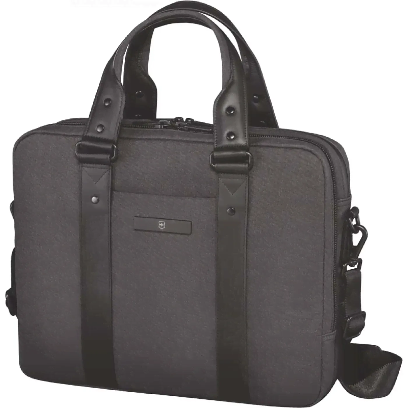 Портфель VICTORINOX Architecture Urban Bodmer 14 , серый, ткань Nüwa®/кожа, 38x10x31 см, 11 л - 600704