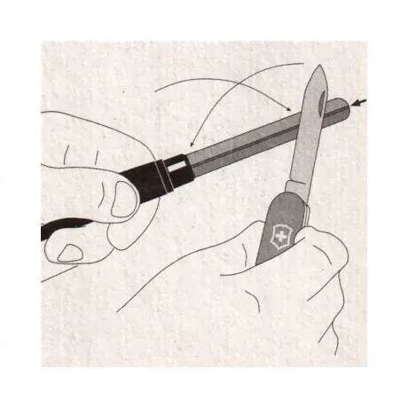 Подарочная точилка для ножей VICTORINOX, карманная, универсальная, в блистере, 4.3323-4